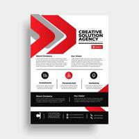 business brochure flyer design a4 template vector illustration