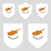 Cipro impostato scudo telaio vettore