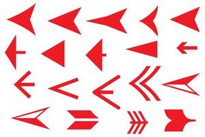 mano disegnato freccia icone collezione di scarabocchiare scarabocchio freccia elementi, forme, linee, puntamento marchio. vettore