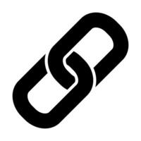 collegamento icona. collegamento ipertestuale catena simbolo. illustrazione su bianca sfondo.design per siti web e mobile Telefono vettore