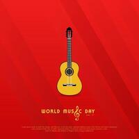 mondo musica giorno grafico design è grande per mondo musica giorno celebrazioni vettore