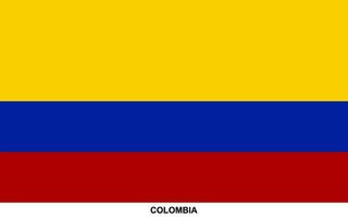 bandiera di Colombia, Colombia nazionale bandiera vettore