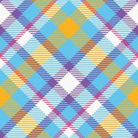 plaid modello senza soluzione di continuità. checker modello senza soluzione di continuità tartan illustrazione impostato per sciarpa, lenzuolo, altro moderno primavera estate autunno inverno vacanza tessuto Stampa. vettore