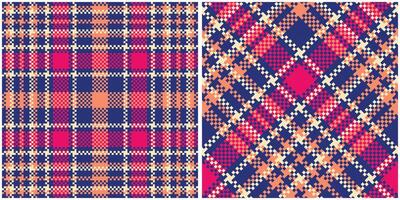 plaid modello senza soluzione di continuità. Scozzese plaid, modello per design ornamento. senza soluzione di continuità tessuto struttura. vettore