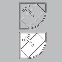 superiore Visualizza Lavello icona per Casa Piano design. Lavello icona schema. Lavello icona schema vettore