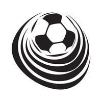 calcio logo design modello Immagine isolato su bianca vettore