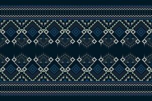 stoffa vestito tappeto le tende e sarong azteco africano indiano indonesiano.tradizionale Marina Militare blu geometrico etnico modello design nel , illustrazione. tessile vettore