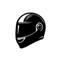 motociclo casco icona impostare. da corsa squadra casco illustrazione vettore