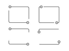 citazione scatola telaio forma isolato illustrazione. vettore