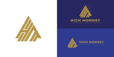 astratto iniziale triangolo lettera kd o dk logo nel lusso oro colore isolato su multiplo sfondo colori. il logo è adatto per avventurarsi capitale azienda logo design ispirazione modelli. vettore