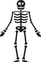 felice halloween scheletro illustrazione vettoriale