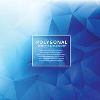 blu poligonale forme design sfondo vettore