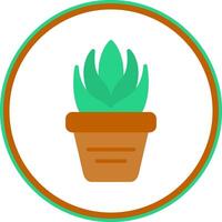 aloe Vera icona logo design illustrazione vettore