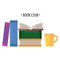 libro club icona clipart avatar logotipo isolato illustrazione vettore
