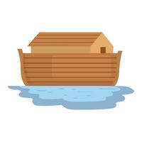 Noè arca icona clipart avatar isolato illustrazione vettore