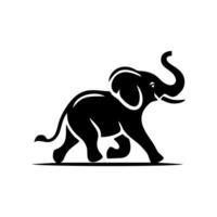 elefante logo. elefante illustrazione vettore
