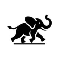 elefante logo. elefante illustrazione vettore