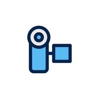 Handy cam icon design vector symbol videocamera, cam recorder, pratico, cam per multimedia