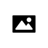 immagine icona disegno vettoriale con simbolo foto, album, galleria, immagine per multimedia