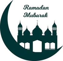 ramadan islamico elegante bellissimo design banner vettore