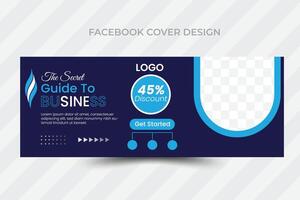 attività commerciale e aziendale sequenza temporale copertina design modello, bandiera modello e ragnatela bandiera modello design per sociale media inviare vettore