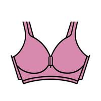 reggiseno icona semplice logo vettore