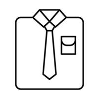 vestito codice icona design vettore