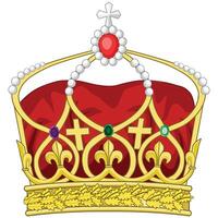 corona Regina re monarchia suo... vettore