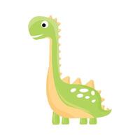 artistico pittura spazzola cartone animato carino animale dinosauro vettore