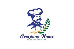 cucina capocuoco logo design vettore