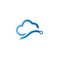 nube modello logo vettore