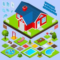 Landscape Design isometric vettore