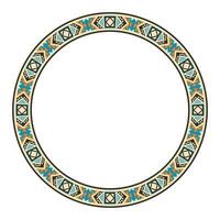 Vintage ▾ telaio confine ornamento. etnico senza soluzione di continuità il giro modello. mandala floreale barocco. classico antico ornato elemento. decorativo confine per telaio, tessile, tessuto, tappeto, tatuaggio, ceramica. vettore