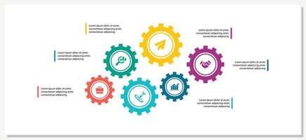 modello struttura infografica vettore