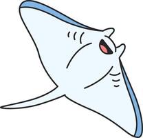 manta raggio illustrazione vettore