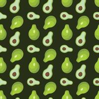 avocado amore senza soluzione di continuità modello design vettore