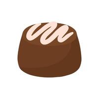cioccolato caramella bonbon cartone animato illustrazione vettore