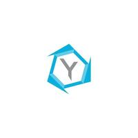 lettera y professionale logo icona per Tech attività commerciale vettore