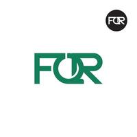 fqr logo lettera monogramma design vettore