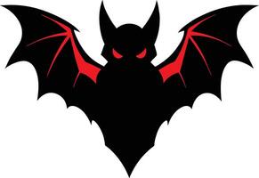 elegante pipistrello silhouette alto qualità per creativo progetti vettore