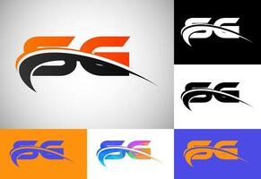iniziale lettera S g logo design. grafico alfabeto simbolo per aziendale attività commerciale identità vettore