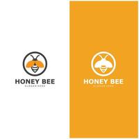 miele pettine logo modello design emblema miele design concetto creativo simbolo design vettore