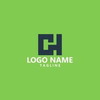 astratto iniziale lettera cap moderno logo design vettore