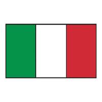 vettori illustrazione di il italiano bandiera icona