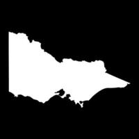 Vittoria stato carta geografica, stato di Australia. illustrazione. vettore