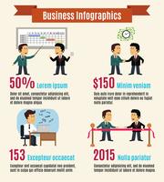 Set di infografica di affari vettore