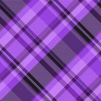 cerimonia tessuto sfondo dai un'occhiata, pubblicità modello tartan. nobiltà struttura tessile senza soluzione di continuità plaid nel viola e nero colori. vettore