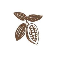 cacao icona. semplice illustrazione di cacao icona per ragnatela design isolato su bianca sfondo vettore