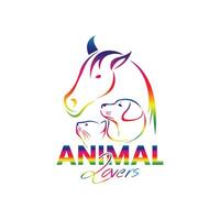 disegno del logo animale vettore