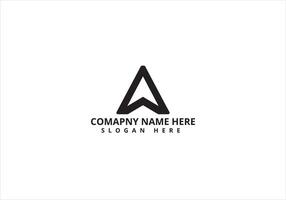 un' lettera moderno minimalista attività commerciale logo design vettore